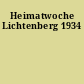 Heimatwoche Lichtenberg 1934