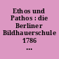 Ethos und Pathos : die Berliner Bildhauerschule 1786 - 1914 ; eine Ausstellung der Skulpturengalerie der Staatlichen Museen Preußischer Kulturbesitz vom 19. Mai bis 29. Juli 1990 im Hamburger Bahnhof
