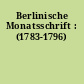 Berlinische Monatsschrift : (1783-1796)