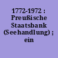 1772-1972 : Preußische Staatsbank (Seehandlung) ; ein Rückblick