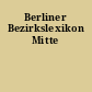 Berliner Bezirkslexikon Mitte