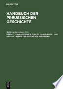 Handbuch der preußischen Geschichte
