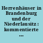Herrenhäuser in Brandenburg und der Niederlausitz : kommentierte Neuausg. des Ansichtenwerks von Alexander Duncker (1857 - 1883)