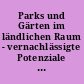 Parks und Gärten im ländlichen Raum - vernachlässigte Potenziale in Brandenburg ; Dokumentation über eine Tagung vom 7. bis 9. Mai 2004 in Prenzlau