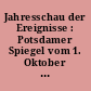 Jahresschau der Ereignisse : Potsdamer Spiegel vom 1. Oktober 1925 bis 30. September 1926