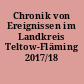 Chronik von Ereignissen im Landkreis Teltow-Fläming 2017/18