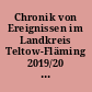 Chronik von Ereignissen im Landkreis Teltow-Fläming 2019/20 : Auswahl