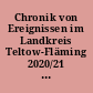 Chronik von Ereignissen im Landkreis Teltow-Fläming 2020/21 : Auswahl