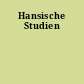 Hansische Studien