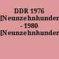 DDR 1976 [Neunzehnhundertsechsundsiebzig] - 1980 [Neunzehnhundertachtzig]