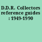 D.D.R. Collectors reference guides : 1949-1990