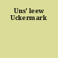 Uns' leew Uckermark