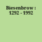 Biesenbrow : 1292 - 1992