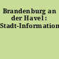 Brandenburg an der Havel : Stadt-Informationen