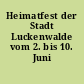 Heimatfest der Stadt Luckenwalde vom 2. bis 10. Juni 1956