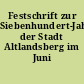 Festschrift zur Siebenhundert-Jahrfeier der Stadt Altlandsberg im Juni 1930