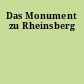 Das Monument zu Rheinsberg