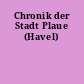 Chronik der Stadt Plaue (Havel)
