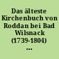 Das älteste Kirchenbuch von Roddan bei Bad Wilsnack (1739-1804) : Volledition und Kommentar einer bevölkerungsgeschichtlichen Quelle der Prignitz
