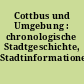 Cottbus und Umgebung : chronologische Stadtgeschichte, Stadtinformationen, Firmenporträts