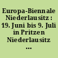 Europa-Biennale Niederlausitz : 19. Juni bis 9. Juli in Pritzen Niederlausitz / Land Brandenburg III. Biennale 1995