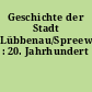 Geschichte der Stadt Lübbenau/Spreewald : 20. Jahrhundert