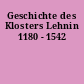 Geschichte des Klosters Lehnin 1180 - 1542