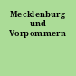 Mecklenburg und Vorpommern