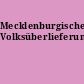 Mecklenburgische Volksüberlieferungen