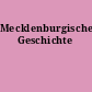 Mecklenburgische Geschichte