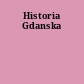 Historia Gdanska