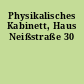 Physikalisches Kabinett, Haus Neißstraße 30