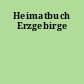 Heimatbuch Erzgebirge