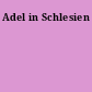 Adel in Schlesien