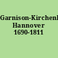 Garnison-Kirchenbuch Hannover 1690-1811
