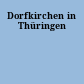 Dorfkirchen in Thüringen
