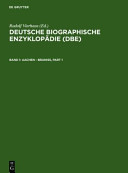 Deutsche Biographische Enzyklopädie : (DBE)