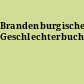 Brandenburgisches Geschlechterbuch