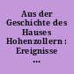 Aus der Geschichte des Hauses Hohenzollern : Ereignisse und Episoden aus fünf Jh. (1415 - 1915)
