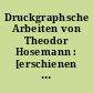 Druckgraphsche Arbeiten von Theodor Hosemann : [erschienen anläßlich der Ausstellung im Haus am Lützowplatz, Berlin, vom 1. 9. - 19. 10. 1975