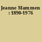 Jeanne Mammen : 1890-1976