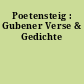 Poetensteig : Gubener Verse & Gedichte