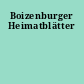 Boizenburger Heimatblätter