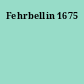 Fehrbellin 1675