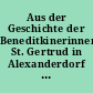 Aus der Geschichte der Beneditkinerinnenabtei St. Gertrud in Alexanderdorf : der Weg einer Schwesterngemeinschaft im 20. Jahrhundert