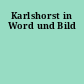 Karlshorst in Word und Bild