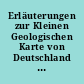 Erläuterungen zur Kleinen Geologischen Karte von Deutschland Maßstab 1 : 2 000 000