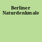 Berliner Naturdenkmale