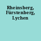 Rheinsberg, Fürstenberg, Lychen