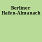 Berliner Hafen-Almanach